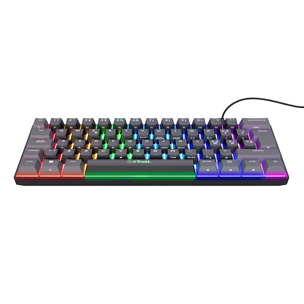 TRUST 24884 - Trust GXT 867 Mini Gaming Tastatur