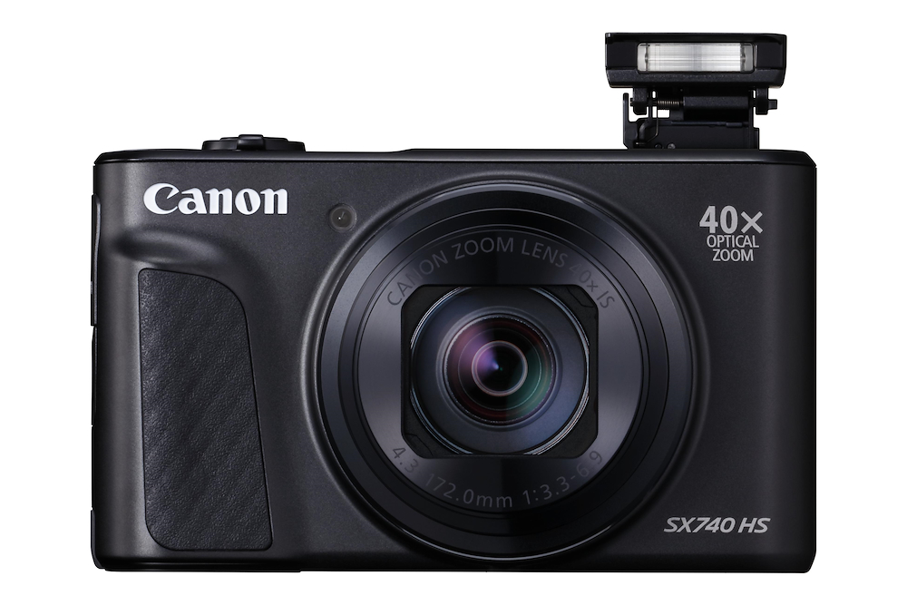 CANON POWERSHOTSX740HSLITEBLACK - Kompaktkamera 40x Zoom 4K