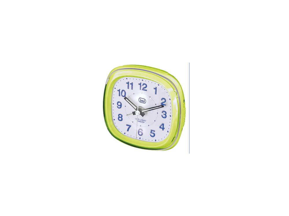 TREVI 0305000 - Quarz-Wecker mit LED-Hintergrundbeleuchtung