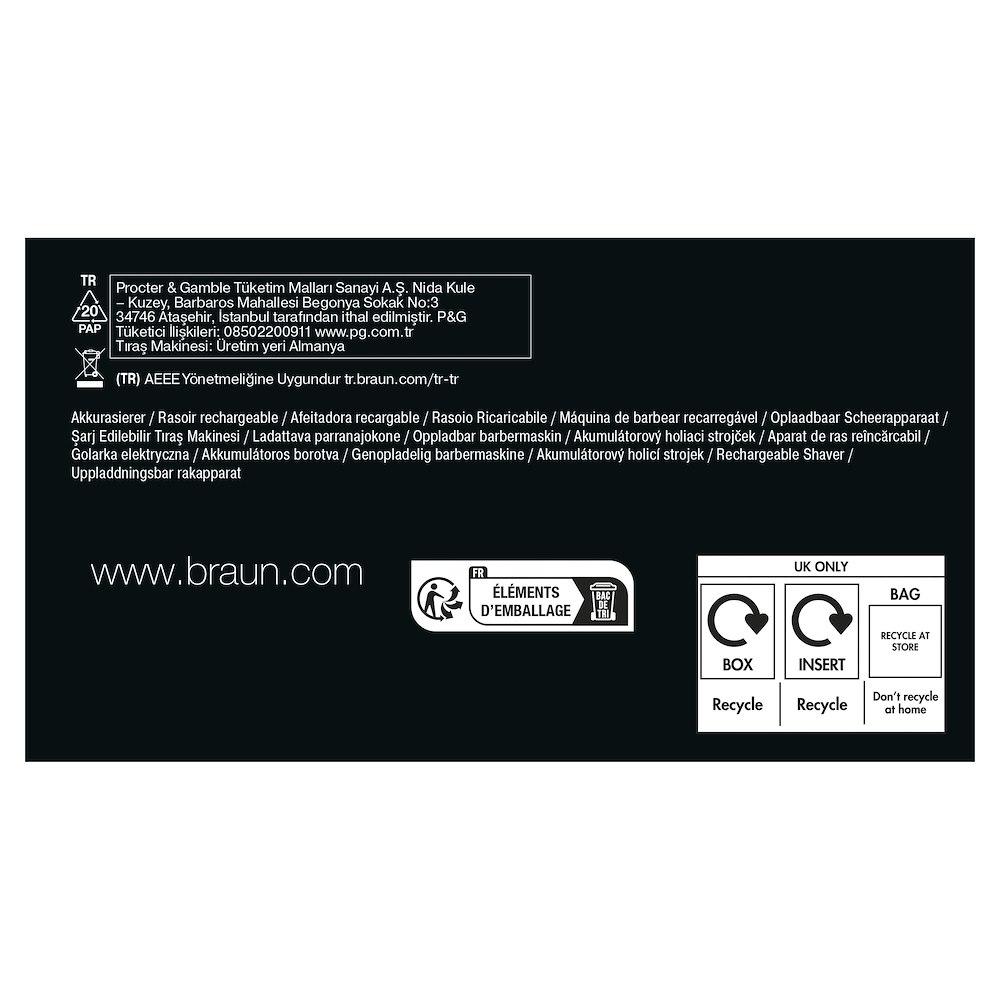 BRAUN 83920512 - Elektrorasierer Series 9 Schwarz