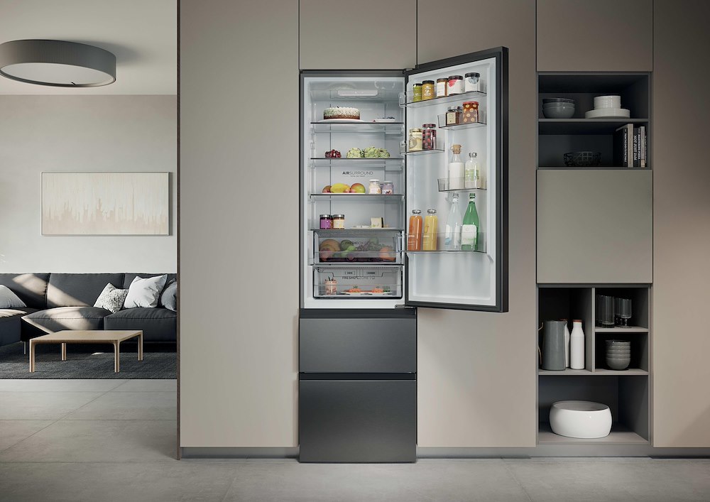 HAIER HTR3620DNMG - Kühl-Gefrierkombination 414L NoFrost