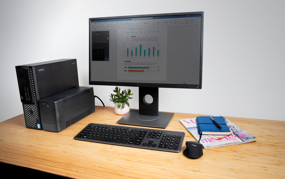 TRUST 23503 - UPS Trust Paxxon 800VA mit 2 Steckdosen