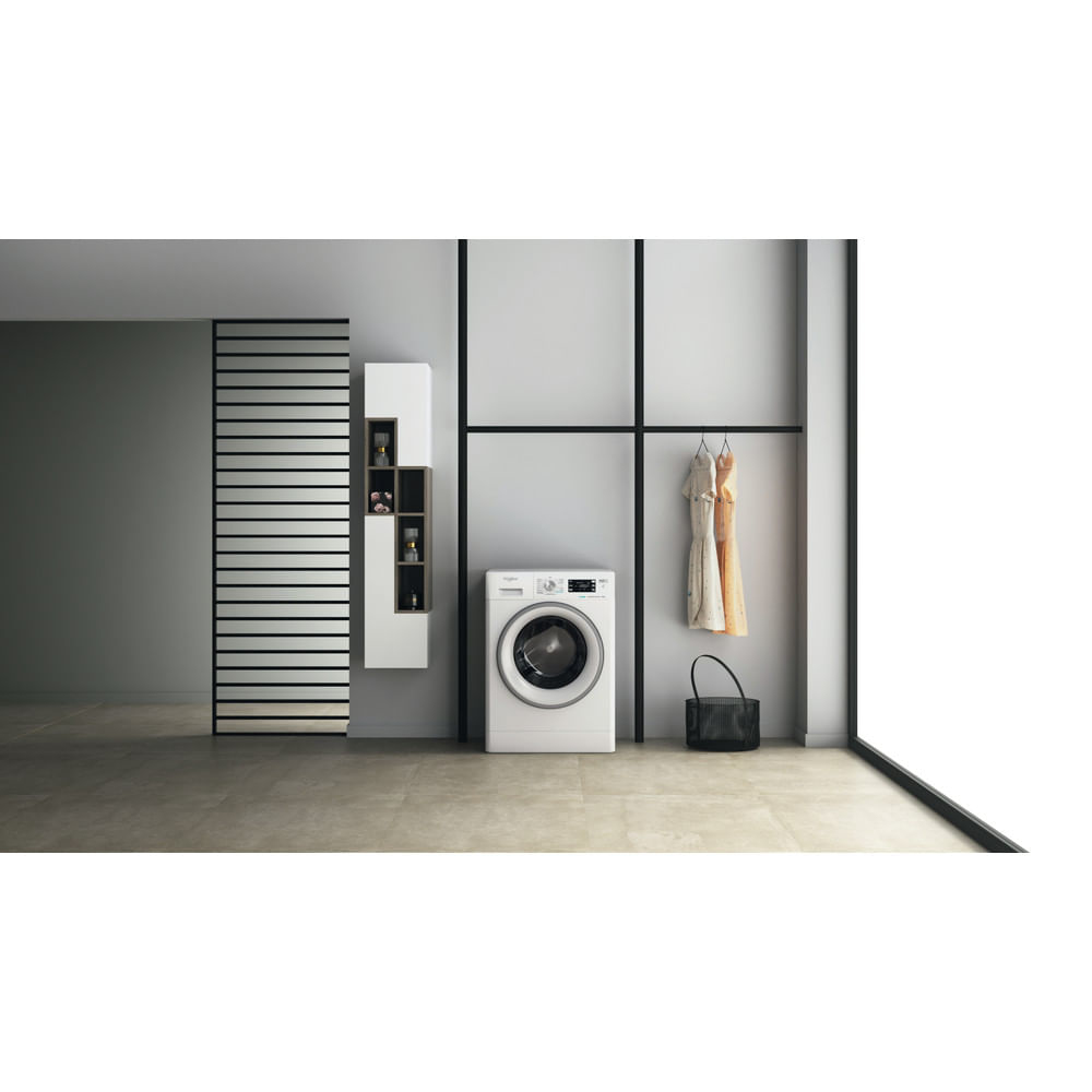 WHIRLPOOL FFB846SVIT - Frontlader Waschmaschine 8Kg mit Inverter Dampffunktion