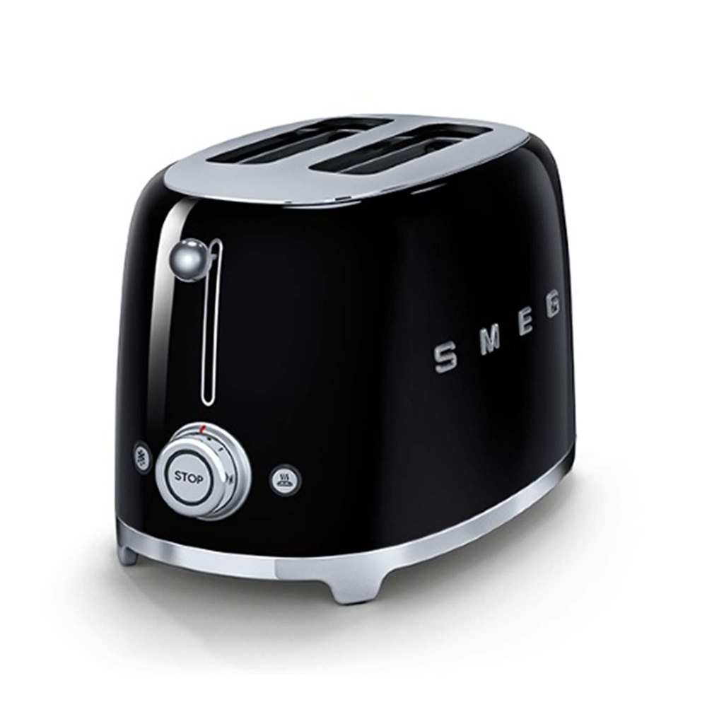 SMEG TSF01BLEU - Tostgerät 50er Jahre Stil in glänzend Schwarz