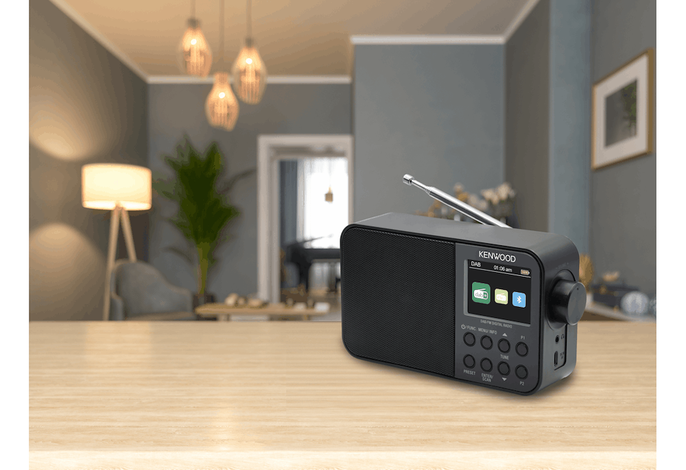 KENWOOD CRM30DABB - Tragbare Smart Radio DAB+/FM Schwarz