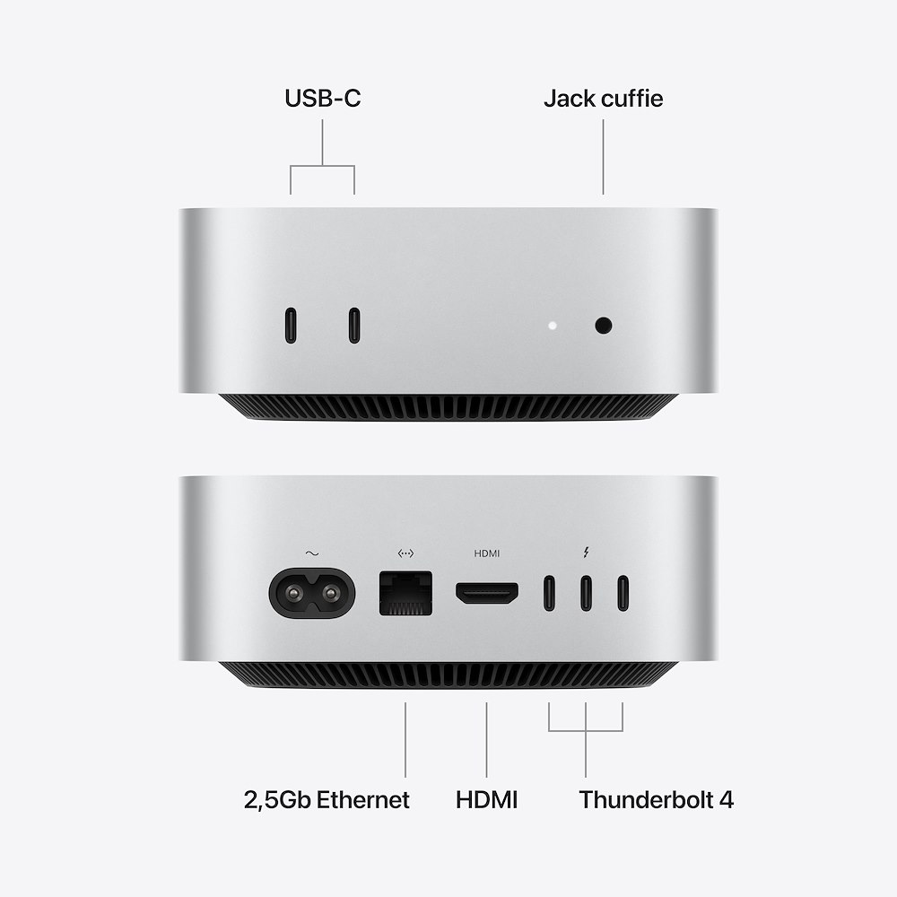 APPLE MHQL4TY/A - Mac mini M6 512GB Silber