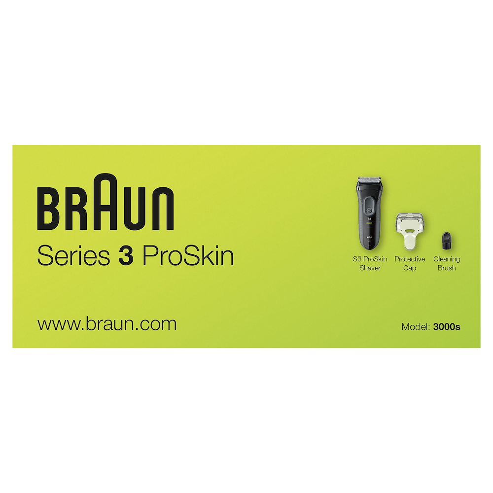 BRAUN 3000 - Braun Series 3 3000BT Elektrorasierer und Barttrimmer