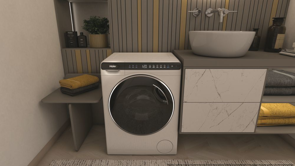 HAIER HW50BP12307 - Haier Slim Waschmaschine 5kg mit WiFi