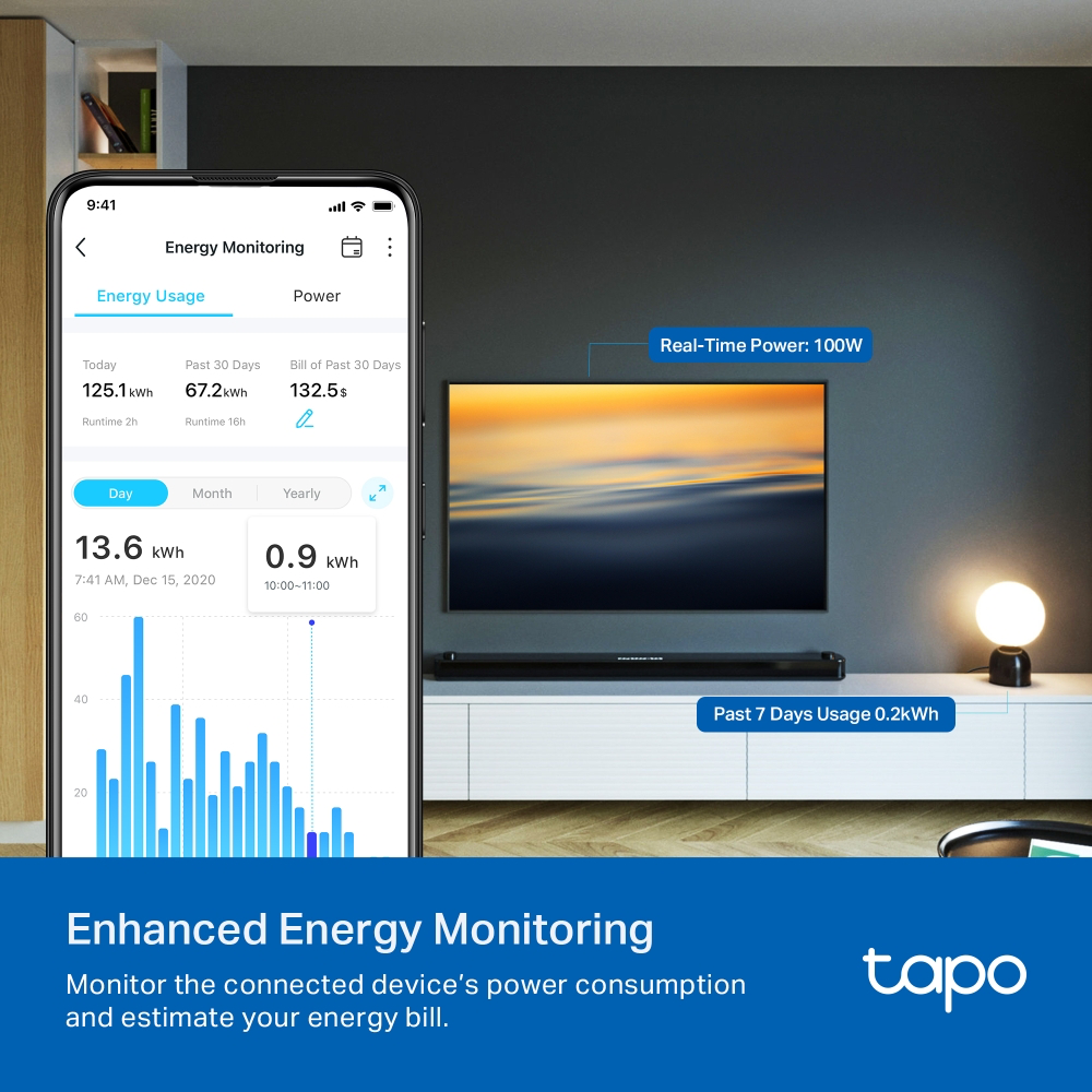 TAPO TP15 - Mini WLAN Steckdose