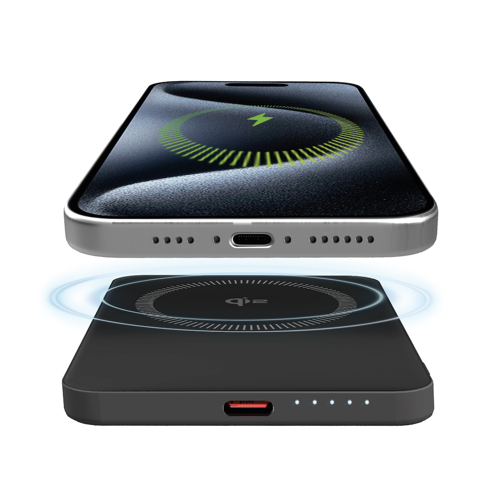 SBS TEBB5000QI2 - Kompakte Powerbank 25000mAh Schwarz