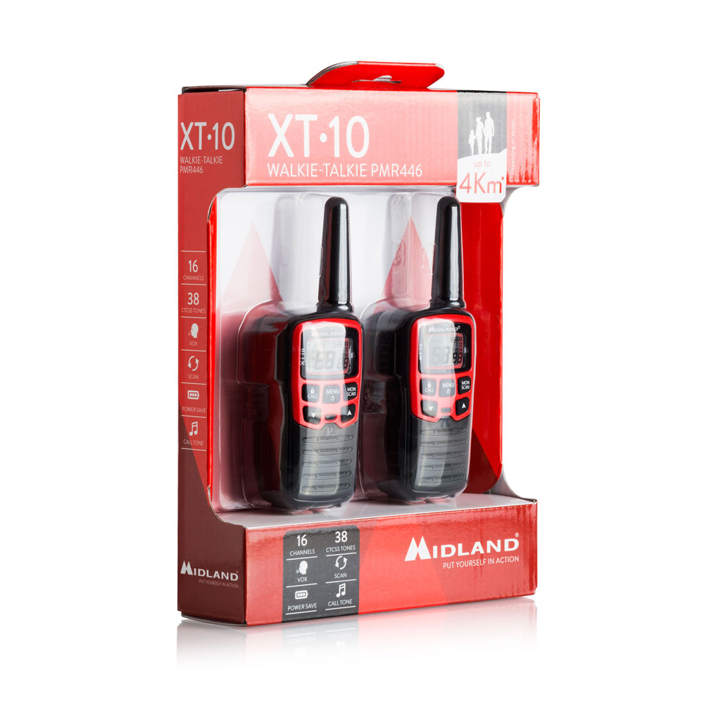 MIDLAND XT10 - Midland XT-10 Walkie Talkie 8 Kanäle