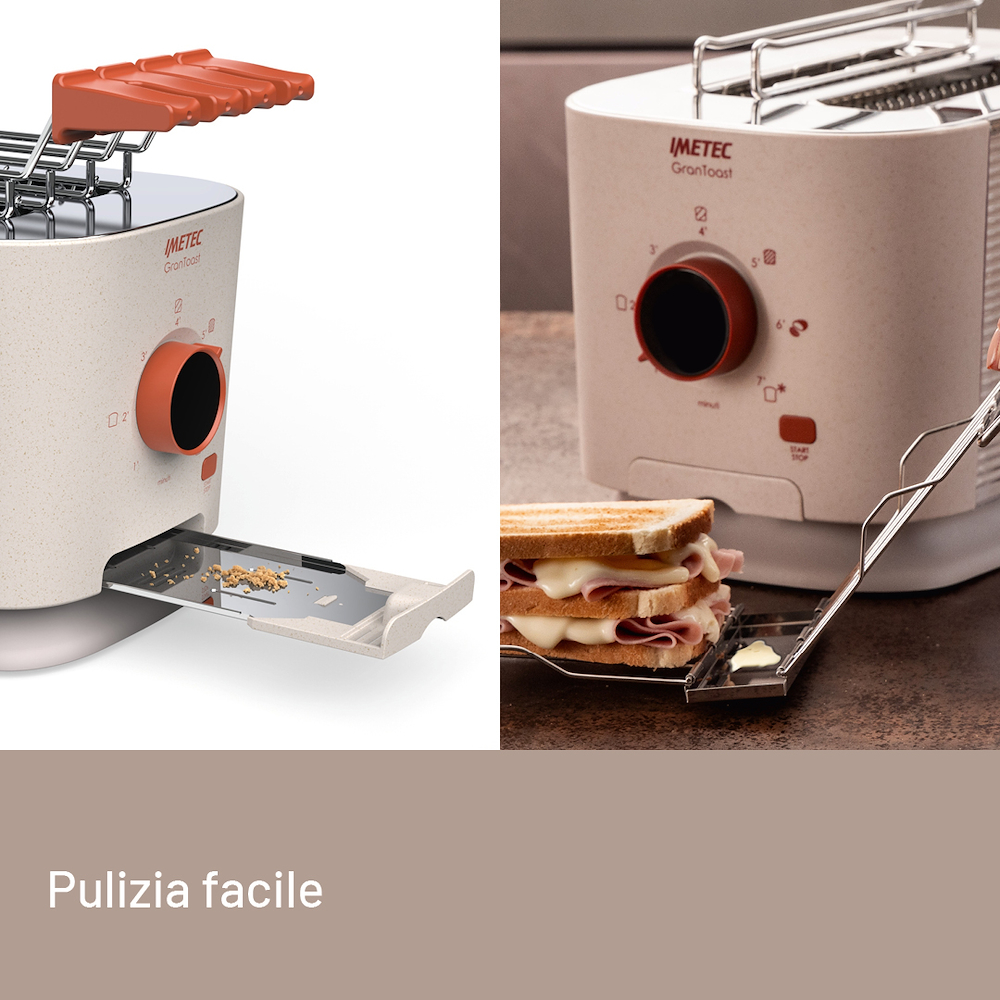 IMETEC 7504 - XL Toaster 600W mit Timer