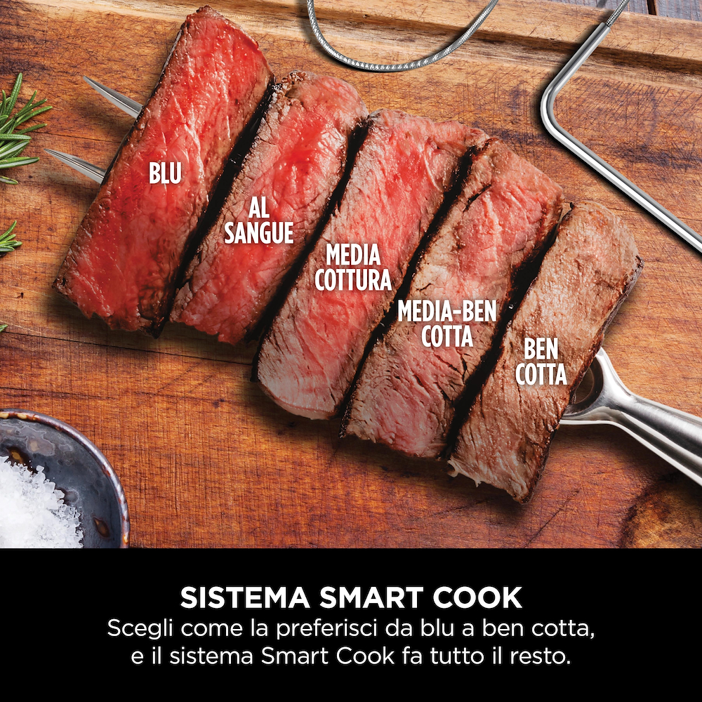 NINJA OG901EU - Elektrischer Grill mit Smoke Pro XL