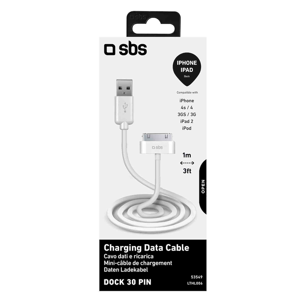 SBS LTHL006 - USB Dock Kabel für iPhone 1,5 m