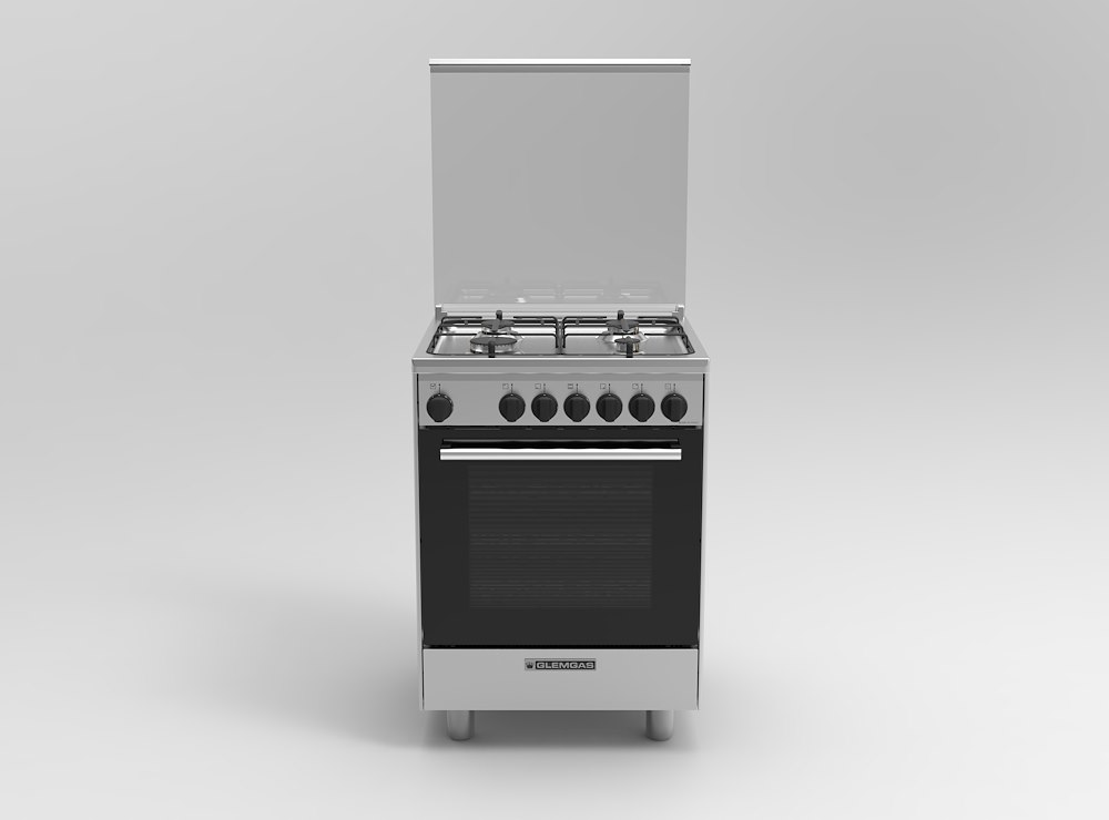 GLEM GAS DG66VI3 - Küchenherd 60CM mit Gas und Grill