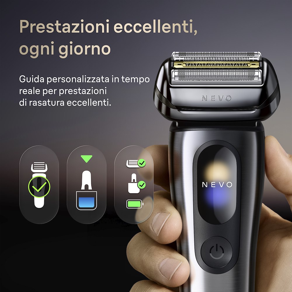 BRAUN NEVO11000C - Elektrischer Rasierer Silber