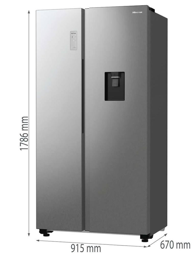 HISENSE RS711N4WCE - Hisense Side-by-Side Kühlschrank 547L