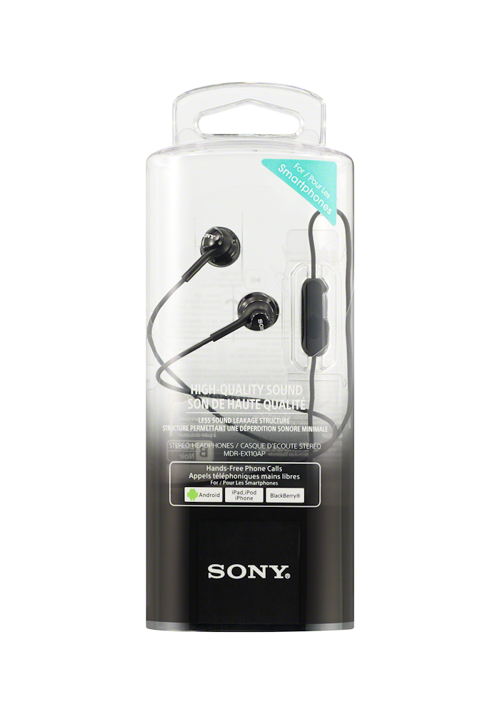 SONY MDREX110APB - Sony EX Series In-Ear Kopfhörer mit Mikrofon