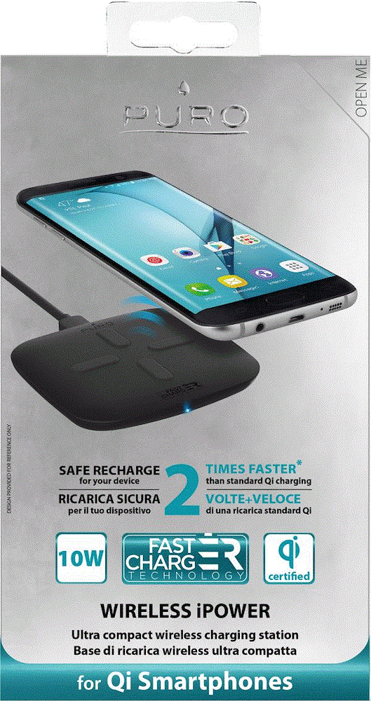 PURO FCCSQI2BLK - Wireless Ladegerät iPOWER