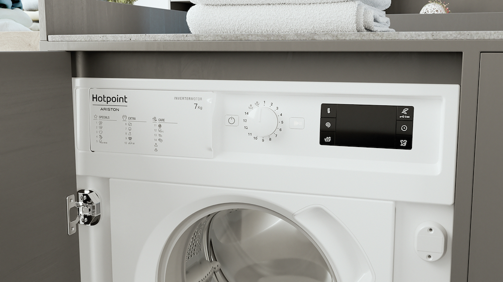 HOTPOINT-ARISTON BIWMHG71483EUN - Einbauwaschmaschine 7 Kg 1400 U/min