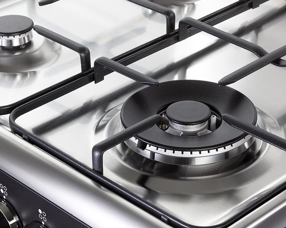 DE LONGHI PEMA64LSG - 60cm Gasherd mit 4 Brennern