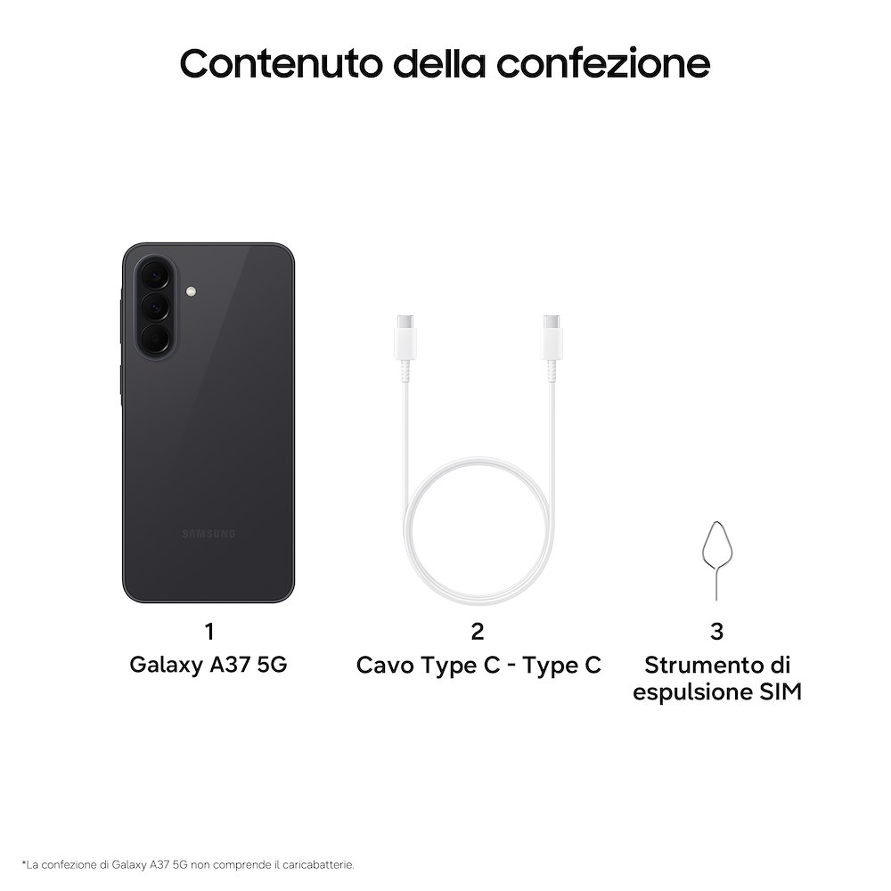 SAMSUNG SM-A376BDGGEUE - Galaxy A37 5G 256GB Grau Grün