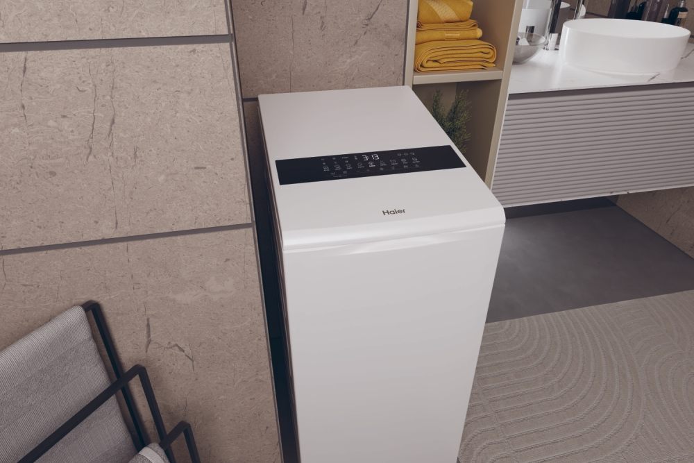 HAIER HW90BPD13386US - Toplader Waschmaschine 9kg mit Wi-Fi