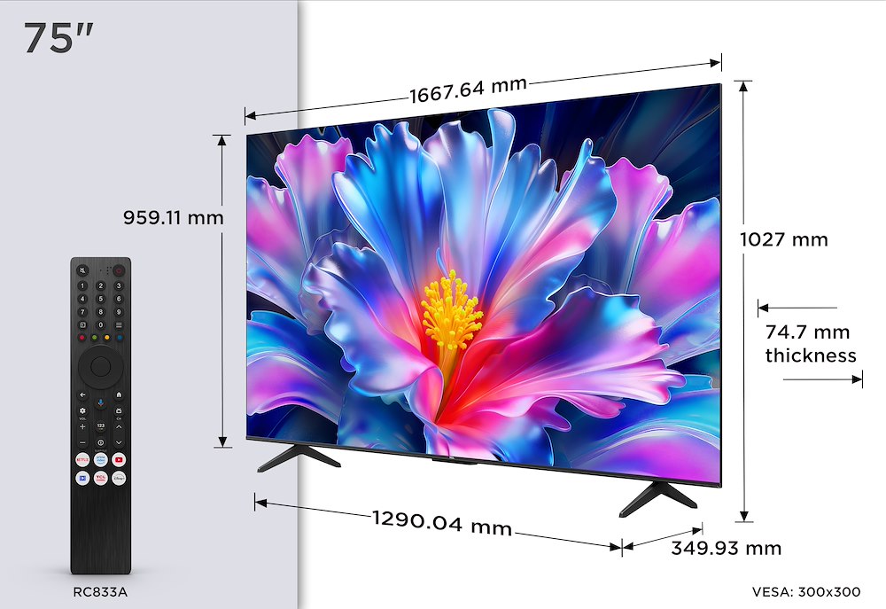 TCL 75P6L - TV LED 75" UHD 4K HDR