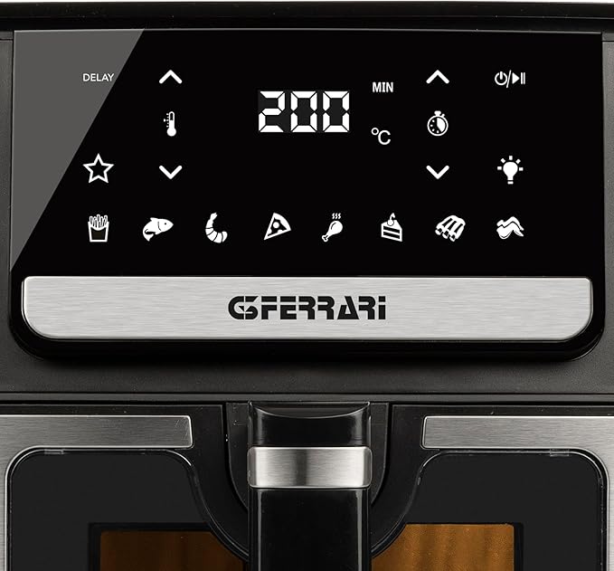 G3 FERRARI G1020700 - Heißluftfritteuse 6,5 Liter Schwarz