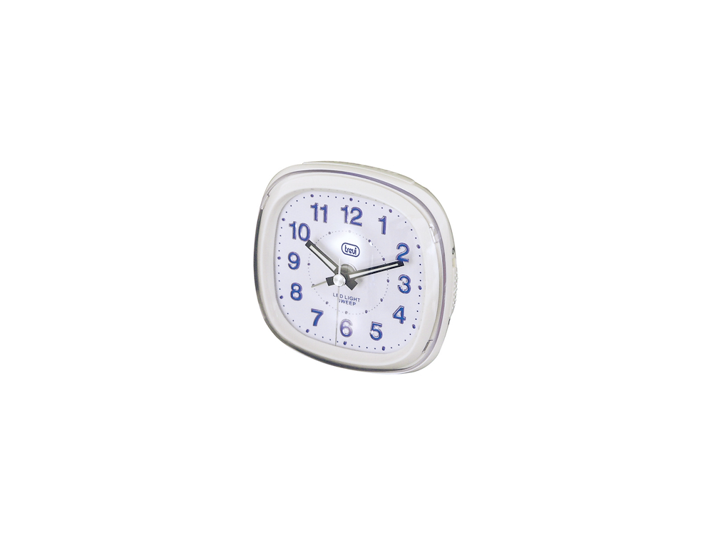 TREVI 0305000 - Quarz-Wecker mit LED-Hintergrundbeleuchtung