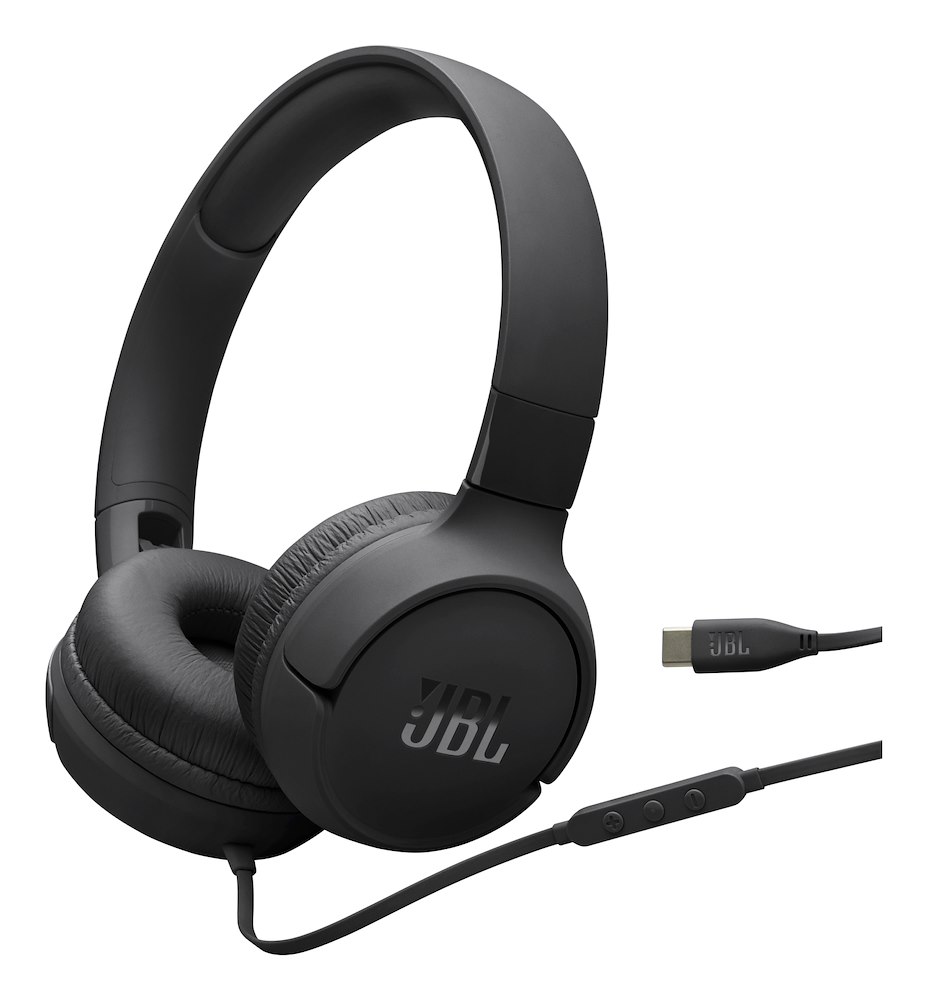 JBL JBLT520CBLK - USB-C Kopfhörer mit Mikrofon schwarz