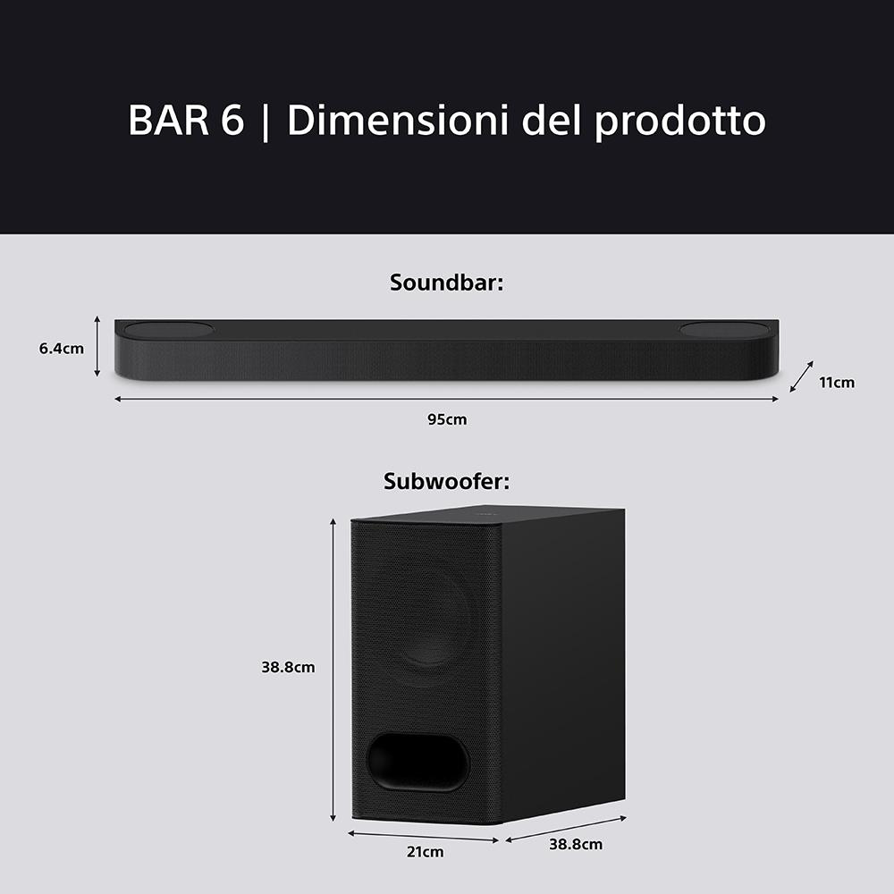 SONY HTBD60 - HTBD60 - Soundbar 3.1.2 mit Subwoofer