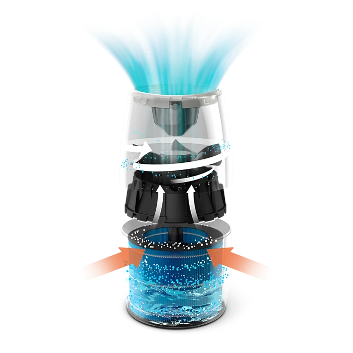 PHILIPS HU2716 - Philips Umidificatore 25W 200ML/H Weiß