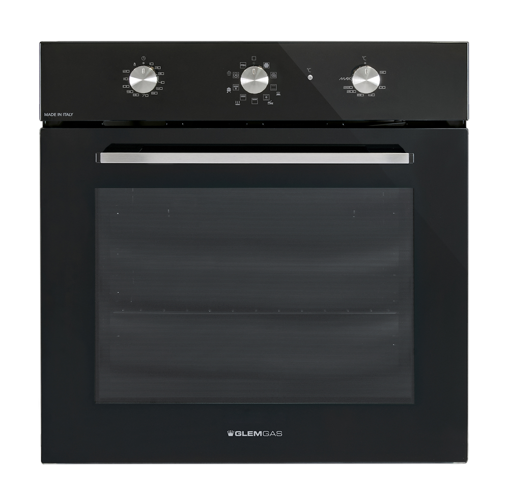 GLEM GAS DGF9NES6AF - Multifunktionsofen 60CM in Schwarz