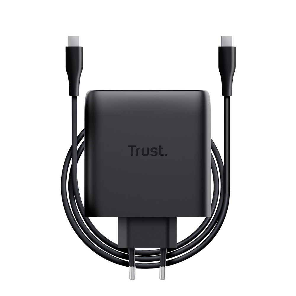 TRUST 25527 - Trust Maxo 100W USB-C Ladegerät in Schwarz