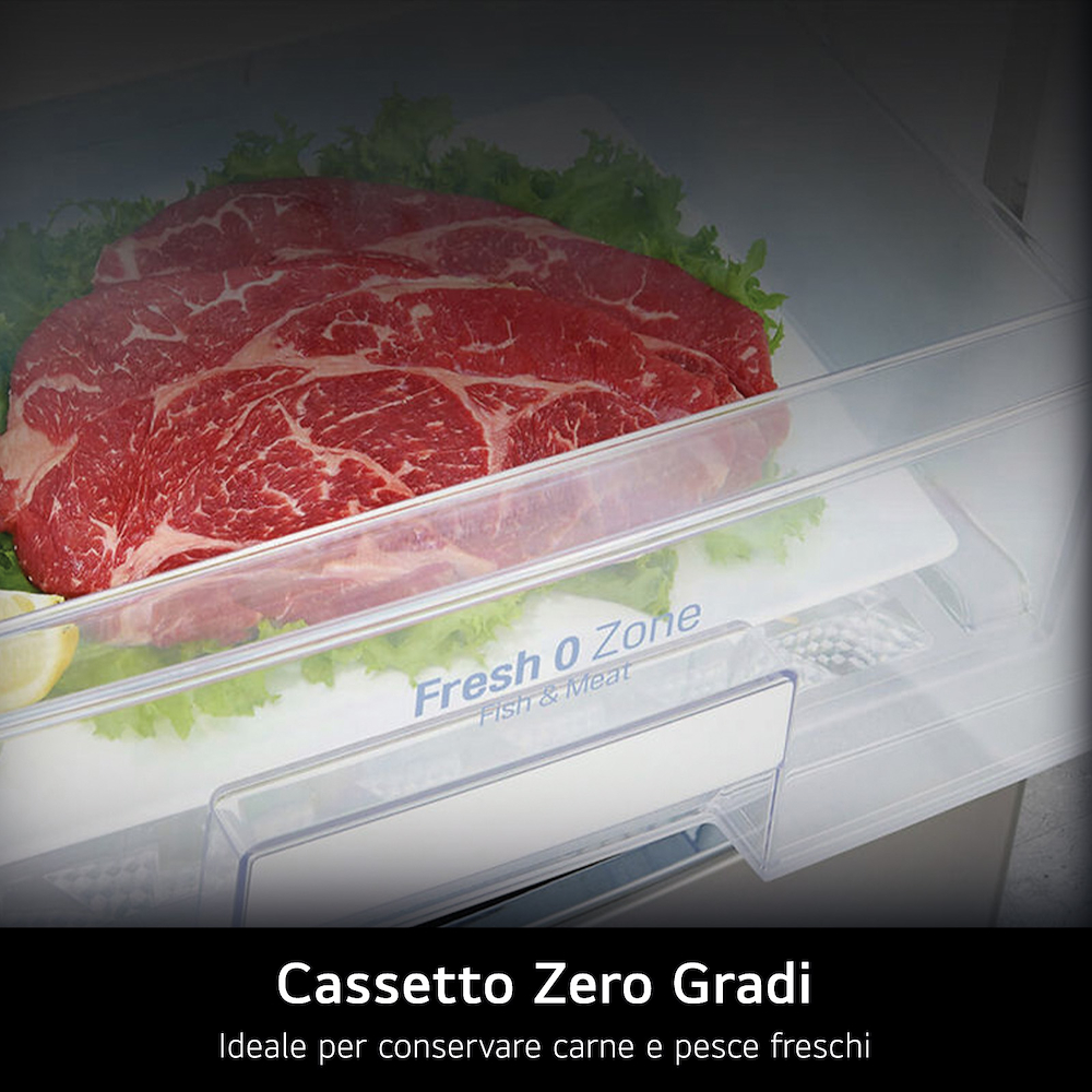 LG GTBV44PYBKD - Kühl-Gefrier-Kombination mit Wi-Fi 70cm