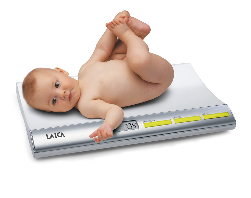 LAICA PS3001W - Elektronische Babywaage 20kg