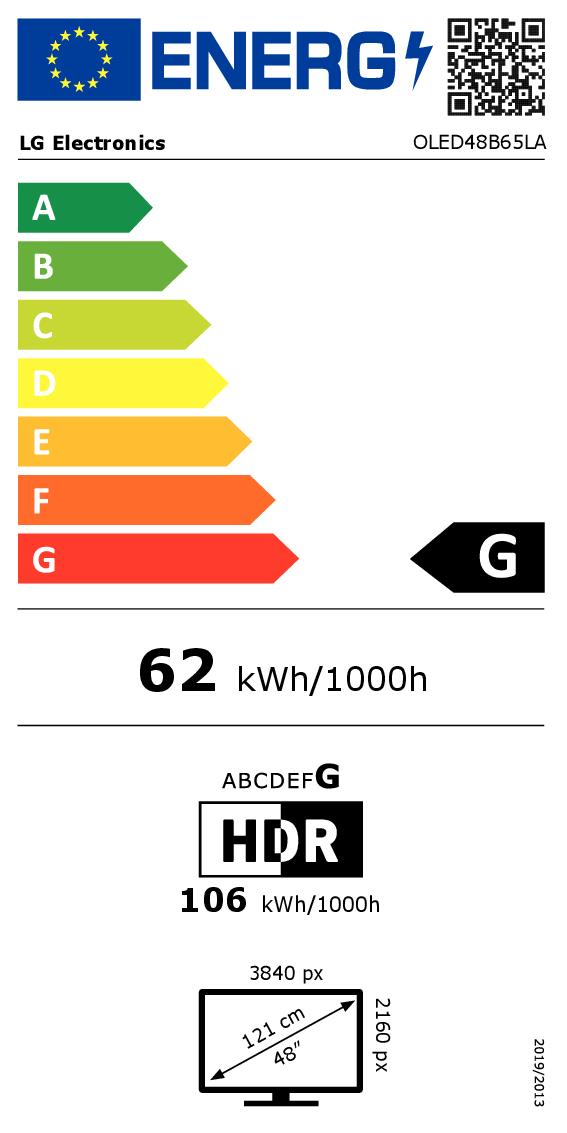 LG OLED48B65LA - OLED TV 48" 4K