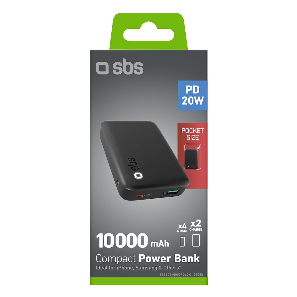 SBS TEBBCT10000PDLDK - Powerbank 10000mAh PD 20W