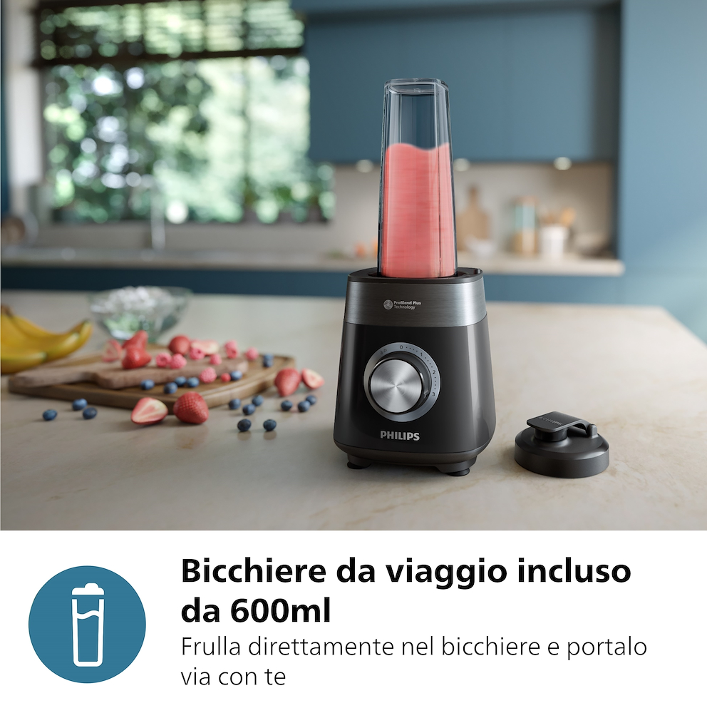 PHILIPS HR3041 - Mixer 1200W mit 2L Glas