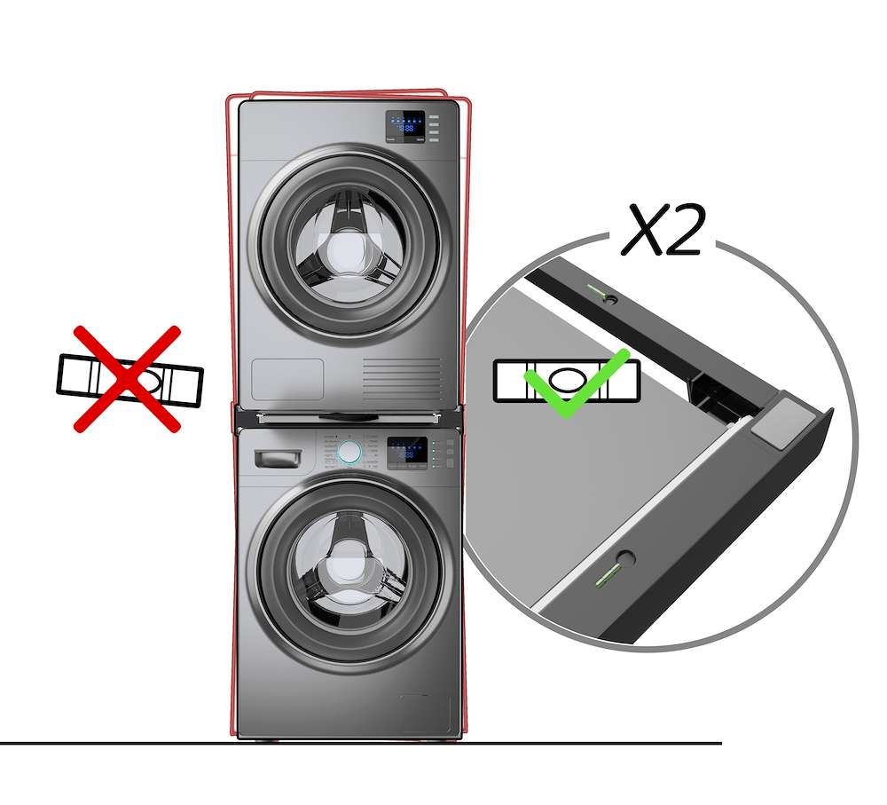 MELICONI 656128 - Meliconi Tür Kit für Waschmaschine Torre Dark