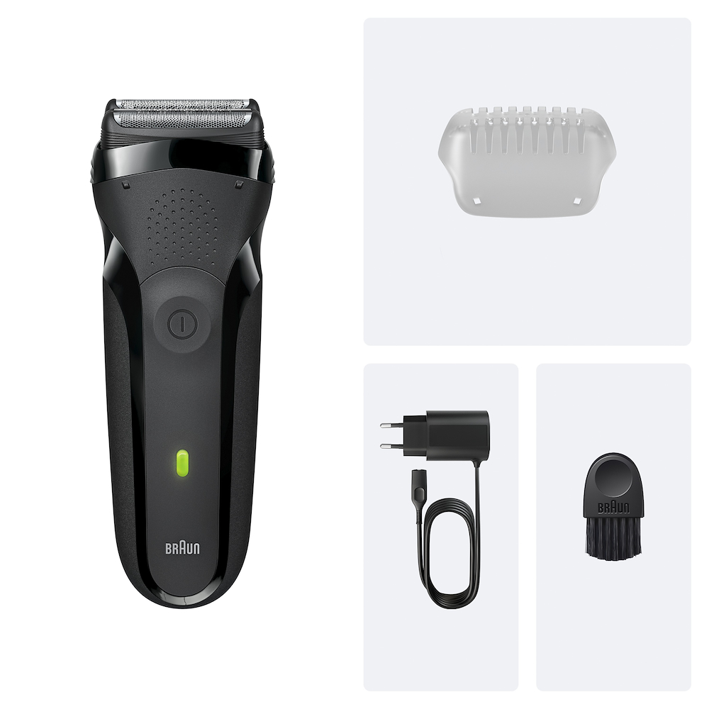 BRAUN 300SNERO - Elektrorasierer Schwarz