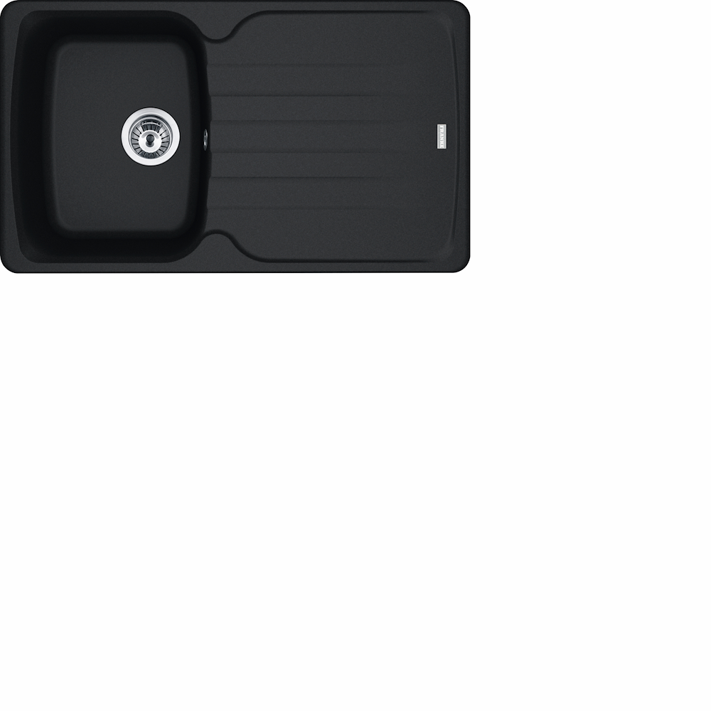 FRANKE AZG61186NERO - Spüle 86cm 1 Becken Antea Schwarz