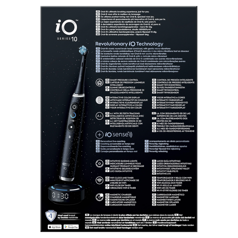 ORAL-B IO10BLACK - Oral-B iO Series 10 Elektrische Zahnbürste Cosmic Black