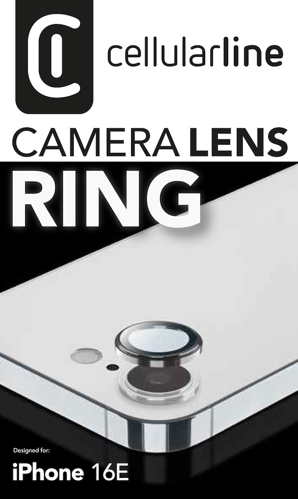 CELLULAR LINE CAMERARINGIPHSE4 - Kamera Schutzglas für iPhone 16E