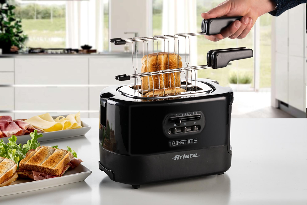 ARIETE 159NERO - 700W Toaster mit 9 Röstgraden