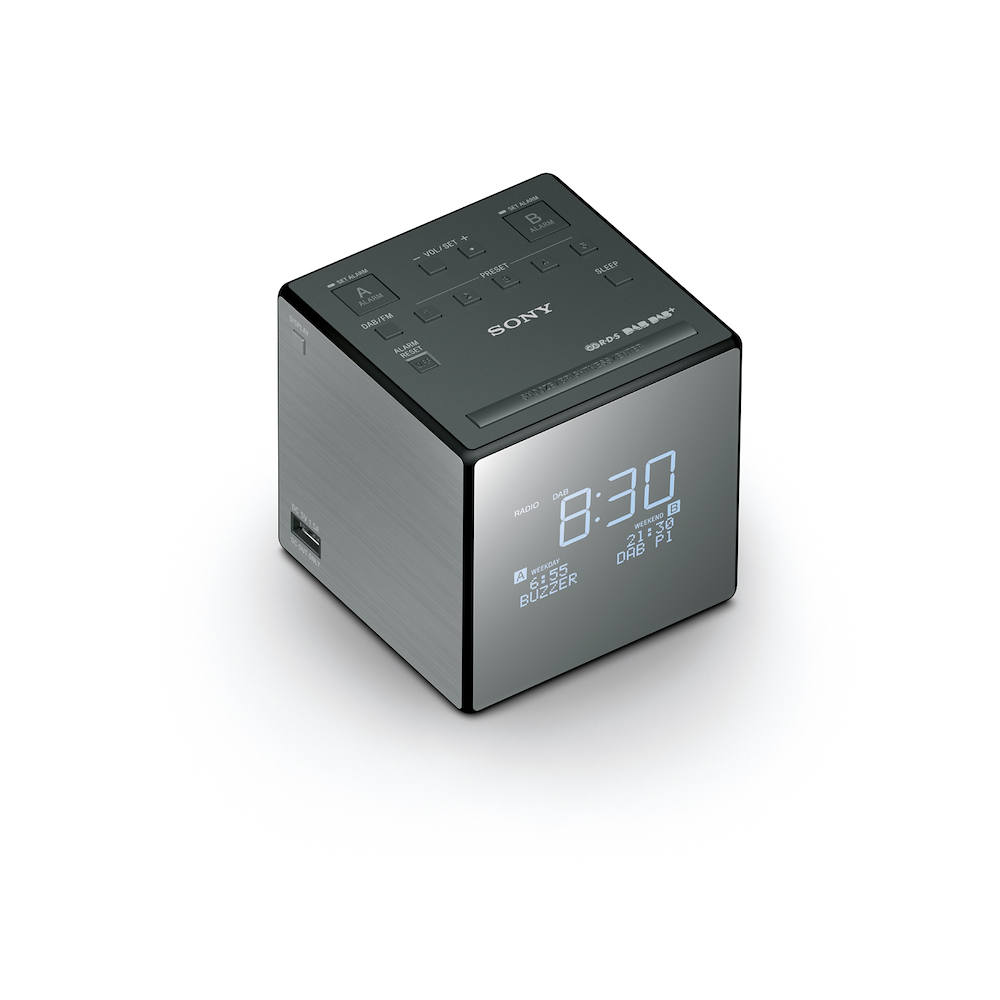 SONY XDRC1DBP - DAB Wecker mit USB Anschluss