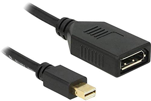 DELOCK 65554 - Adapter mini DisplayPort Stecker zu DisplayPort Buchse