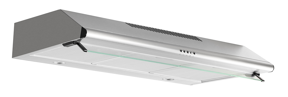GLEM GAS GHC940IX - 90cm Edelstahl Dunstabzugshaube mit Filter