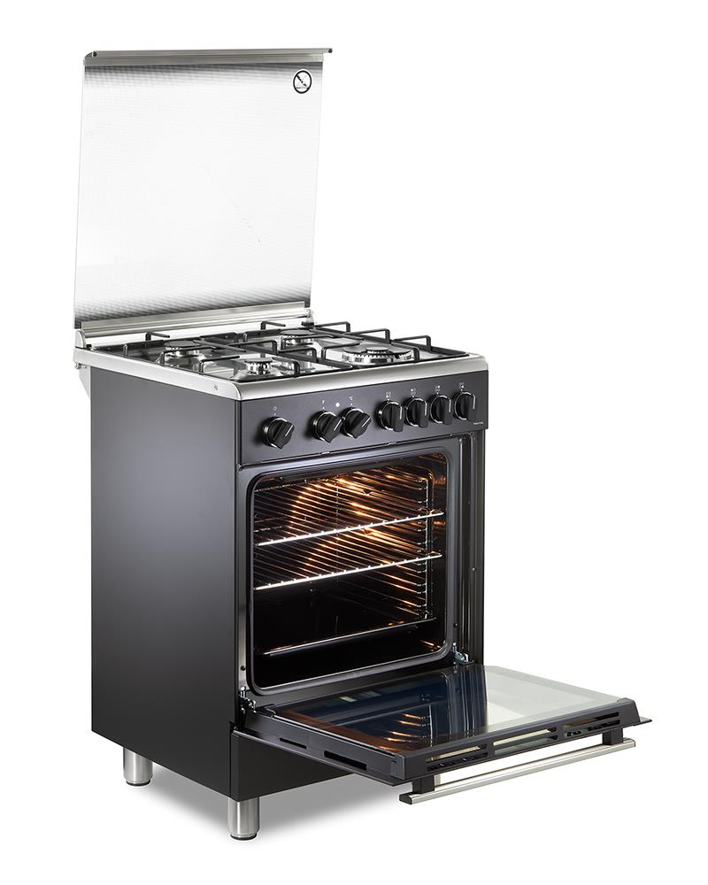 DE LONGHI PEMA64LSG - 60cm Gasherd mit 4 Brennern